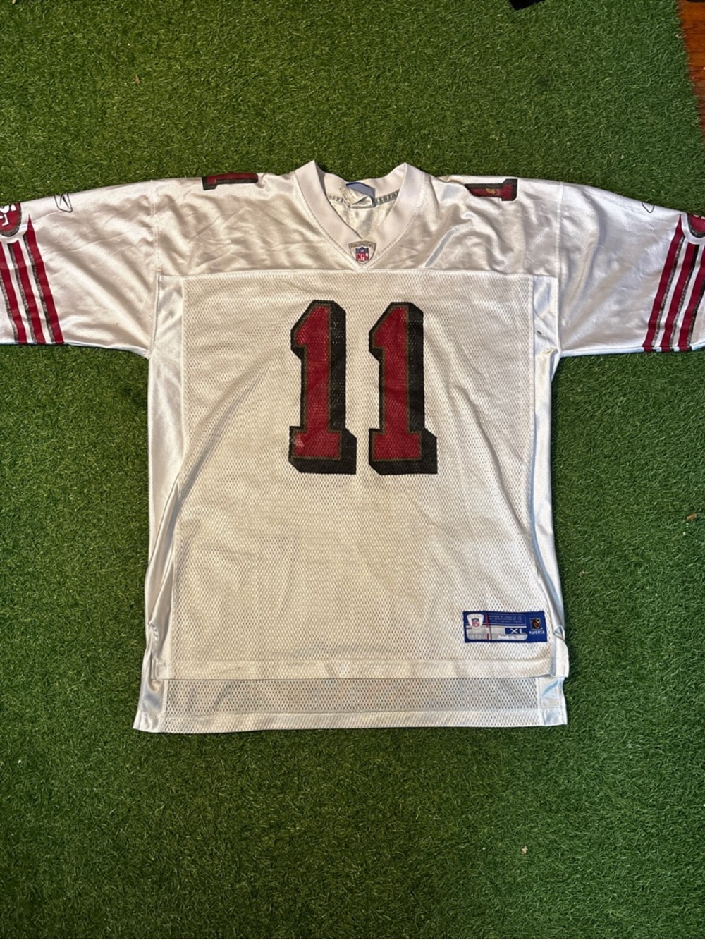 Reebok San Francisco 49ers Alex smith white jersey size Xl